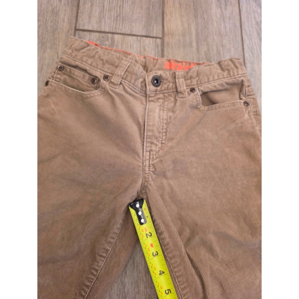 Crewcuts Boys Tan Corduroy Straight Leg Pants Adjustable Waist Khaki Size 8 - Picture 11 of 13